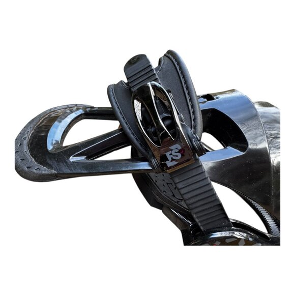 Burton Freestyle Mens Black Snowboard Bindings Sz M (8-11) Support 3 #252184001M - Picture 8 of 16